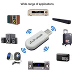 Adattatore Bluetooth AUX per ricevitore audio Bluetooth wireless USB a doppia uscita