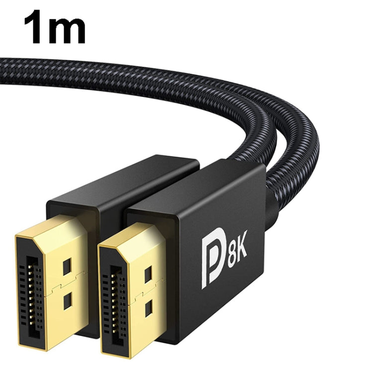 Cavo DP Cavo di collegamento per monitor del computer 8K 30 AWG OD: 6,3 mm con rete in nylon, 1m, 1.5m, 2m, 3m