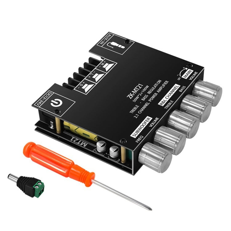 Modulo amplificatore digitale Bluetooth ZK-MT21 50W x 2+100W 2.1 canali, ZK-MT21