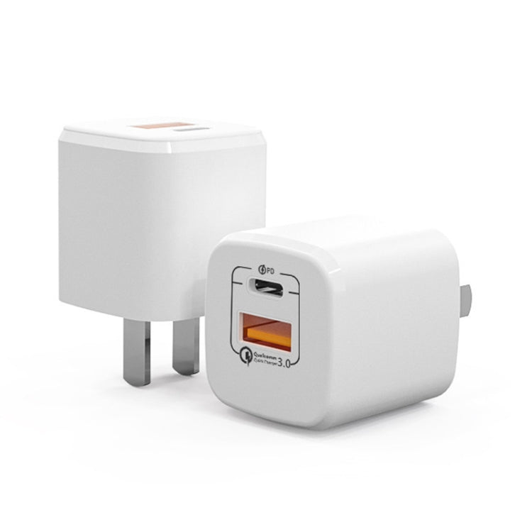 Mini caricatore portatile USB-C 20W 33W doppia porta USB