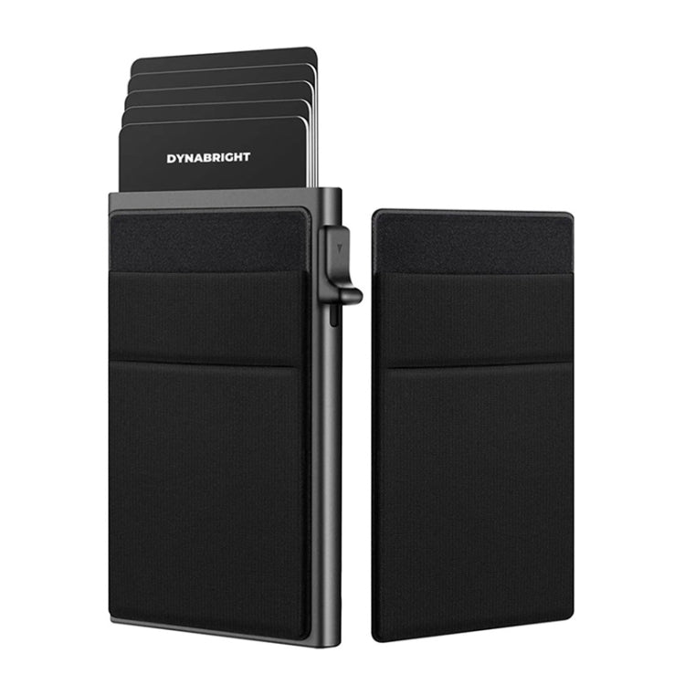 Portafoglio sottile in metallo Porta carte di credito pop-up Blocco RFID Clip per biglietti da visita da uomo