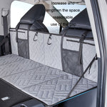 Tavola pieghevole per lettino da campeggio per auto SUV, tavola di estensione della fila posteriore per Tesla, Gray, Black, Gray Embossed, Black Embossed