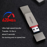 Unità flash mobile in metallo Lenovo Thinkplus TU180 Pro USB 3.2, TU180 Pro 1000G