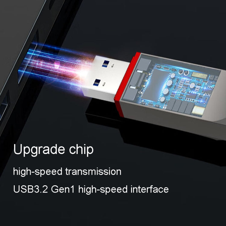 Unità flash mobile in metallo Lenovo Thinkplus TU180 Pro USB 3.2, TU180 Pro 1000G
