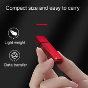 Disco di memoria USB mini USB 3.1 ad alta velocità Lenovo Thinkplus TU100 con tappo e cappuccio in metallo, TU100 128G(Red)