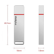 Disco di memoria USB in metallo ad alta capacità per unità flash a stato solido USB 3.1 Lenovo Thinkplus TU100Pro, TU100Pro 512G(Gray), TU100Pro 512G(Silver)