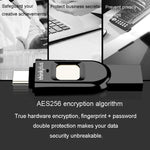 Unità flash USB crittografata con impronta digitale Lenovo Thinkplus TFU301 doppia interfaccia Type-C+USB, TFU301 32G, TFU301 256G