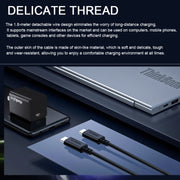 Lenovo Thinkplus Nano GaN USB-C/Type-C 65W Caricabatterie per telefono cellulare Adattatore di alimentazione per tablet, spina CN, Nano 65W