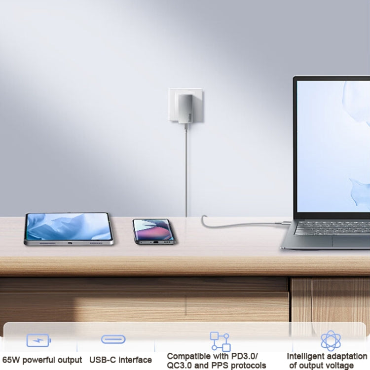 Lenovo ThinkBook Biscuit GaN 65W Caricabatterie USB-C