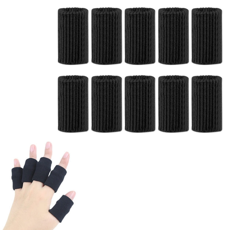 10 pz/set Basket Equitazione Maniche per dita Protezioni sportive in maglia elasticizzata per articolazioni delle dita, Black, Skin Tone, Blue, Gray