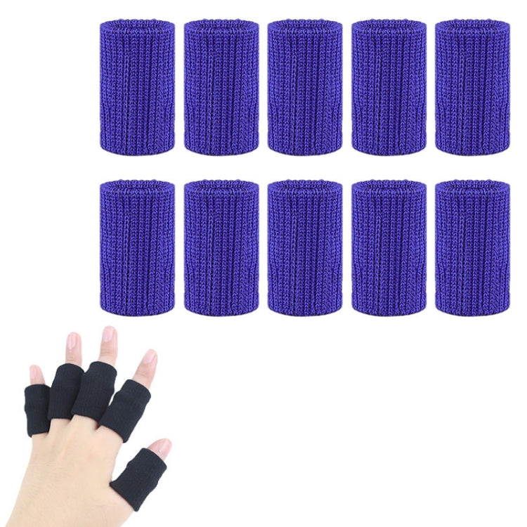 10 pz/set Basket Equitazione Maniche per dita Protezioni sportive in maglia elasticizzata per articolazioni delle dita, Black, Skin Tone, Blue, Gray