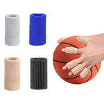 10 pz/set Basket Equitazione Maniche per dita Protezioni sportive in maglia elasticizzata per articolazioni delle dita, Black, Skin Tone, Blue, Gray