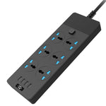 Multipresa 3000W 4 porte USB 6 prese con interruttore 2m