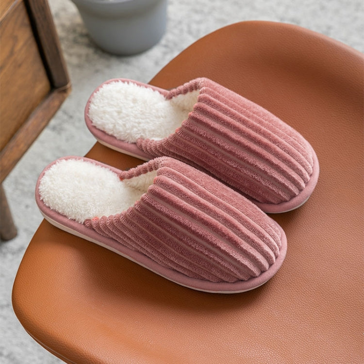 Pantofole in cotone di velluto a coste Pantofole invernali con suola spessa antiscivolo calde, 36-37, 38-39, 40-41, 42-43, 44-45