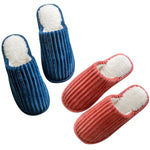 Pantofole in cotone di velluto a coste Pantofole invernali con suola spessa antiscivolo calde, 36-37, 38-39, 40-41, 42-43, 44-45