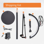 Lampada di bellezza a mezzaluna a LED per manicure, sopracciglia, tatuaggi, ciglia, luce di riempimento, EU Plug, US Plug, UK Plug, AU Plug