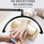 Lampada di bellezza a mezzaluna a LED per manicure, sopracciglia, tatuaggi, ciglia, luce di riempimento, EU Plug, US Plug, UK Plug, AU Plug