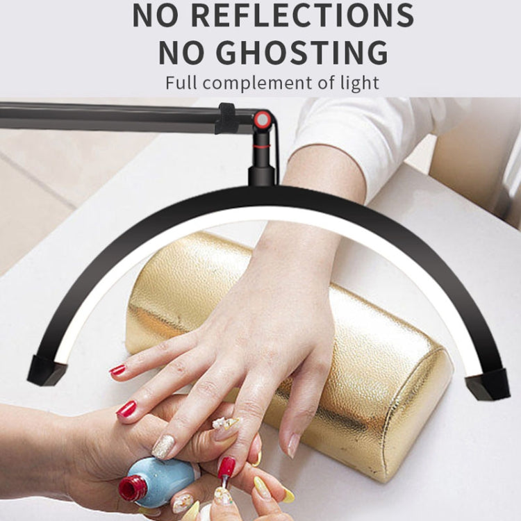 Lampada di bellezza a mezzaluna a LED per manicure, sopracciglia, tatuaggi, ciglia, luce di riempimento, EU Plug, US Plug, UK Plug, AU Plug