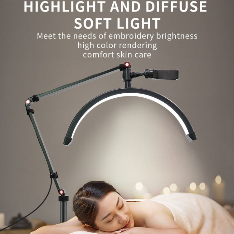 Lampada di bellezza a mezzaluna a LED per manicure, sopracciglia, tatuaggi, ciglia, luce di riempimento, EU Plug, US Plug, UK Plug, AU Plug