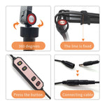 Lampada di bellezza a mezzaluna a LED per manicure, sopracciglia, tatuaggi, ciglia, luce di riempimento, EU Plug, US Plug, UK Plug, AU Plug