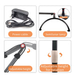 Lampada di bellezza a mezzaluna a LED per manicure, sopracciglia, tatuaggi, ciglia, luce di riempimento, EU Plug, US Plug, UK Plug, AU Plug