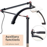 Lampada di bellezza a mezzaluna a LED per manicure, sopracciglia, tatuaggi, ciglia, luce di riempimento, EU Plug, US Plug, UK Plug, AU Plug
