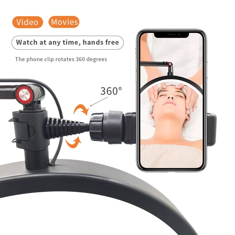 Lampada di bellezza a mezzaluna a LED per manicure, sopracciglia, tatuaggi, ciglia, luce di riempimento, EU Plug, US Plug, UK Plug, AU Plug
