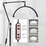 Lampada di bellezza a mezzaluna a LED per manicure, sopracciglia, tatuaggi, ciglia, luce di riempimento, EU Plug, US Plug, UK Plug, AU Plug