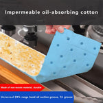 Carta di aspirazione monouso per scanalatura dell'olio da 10 pezzi/pacco per cappe da cucina, 7x90cm Regular, 10x90cm Regular, 7x90cm Thickened, 10x90cm Thickened
