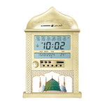 Sveglia da tavolo con calendario perpetuo, display LCD, promemoria, orologio da preghiera