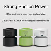 Mini aspirapolvere da tavolo USB ricaricabile per ufficio domestico pulitore di carta portatile