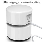Mini aspirapolvere da tavolo USB ricaricabile per ufficio domestico pulitore di carta portatile