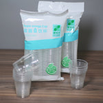 Tazza monouso da 50 pz/pacco da 180 ml Tazza per acqua aeronautica addensata in PP trasparente