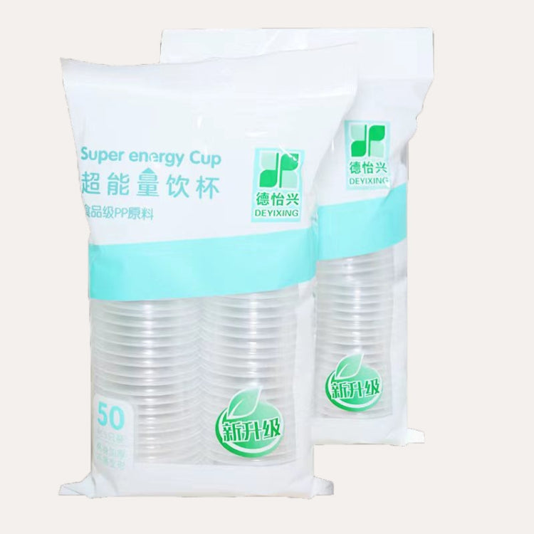 Tazza monouso da 50 pz/pacco da 180 ml Tazza per acqua aeronautica addensata in PP trasparente