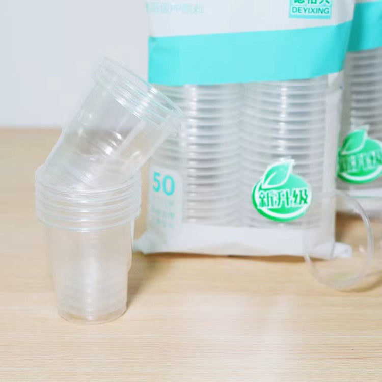 Tazza monouso da 50 pz/pacco da 180 ml Tazza per acqua aeronautica addensata in PP trasparente