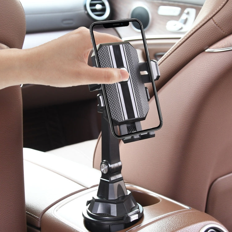 Porta cellulare regolabile portabicchieri per console centrale auto