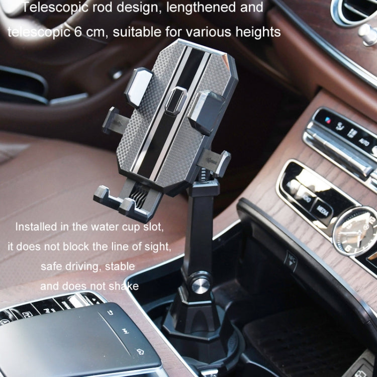 Porta cellulare regolabile portabicchieri per console centrale auto