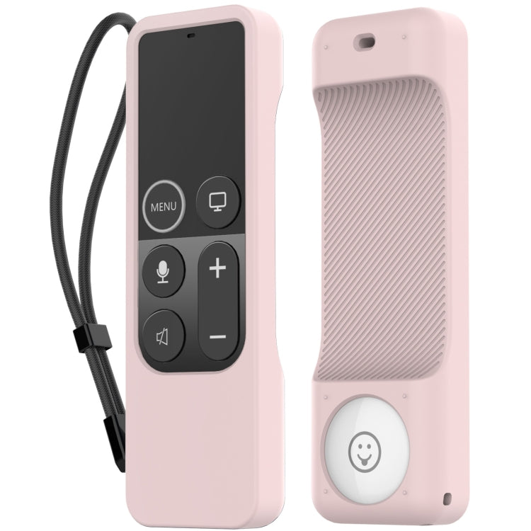 Custodia in silicone per telecomando Apple con supporto AirTag