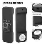 Custodia in silicone per telecomando Apple con supporto AirTag