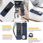 Custodia in silicone per telecomando Apple con supporto AirTag