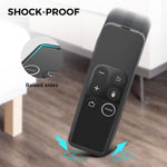 Custodia in silicone per telecomando Apple con supporto AirTag