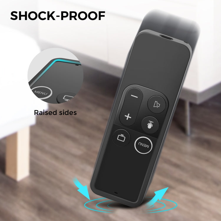 Custodia in silicone per telecomando Apple con supporto AirTag