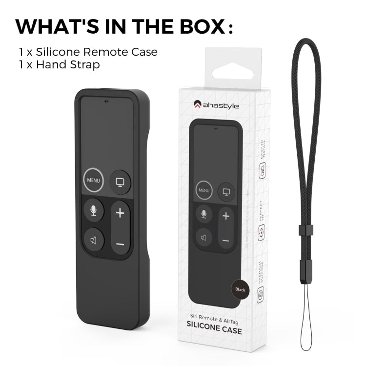 Custodia in silicone per telecomando Apple con supporto AirTag