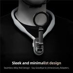 Supporto da collo magnetico in silicone per smartphone