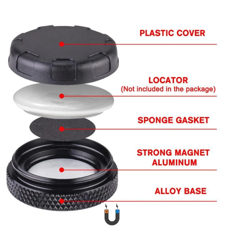 Per AirTag Tracker Custodia protettiva magnetica Custodia a conchiglia nascosta anti-smarrimento, Magnetic