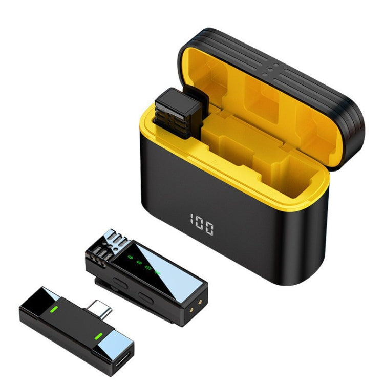 Microfono wireless lavalier doppio con Type-C e 8 Pin