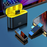 Microfono wireless lavalier doppio con Type-C e 8 Pin