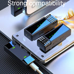 Microfono wireless lavalier doppio con Type-C e 8 Pin