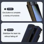 Microfono wireless lavalier doppio con Type-C e 8 Pin