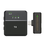 Microfono lavalier wireless con cancellazione rumore Type-C 8 Pin